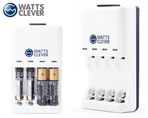 WattsClever Alkaline Battery Charger